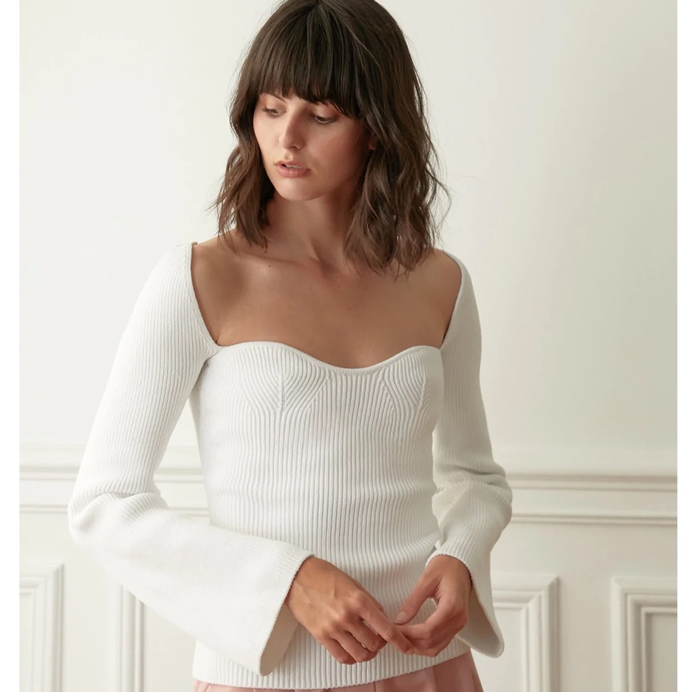 Pixie Market knit bustier top